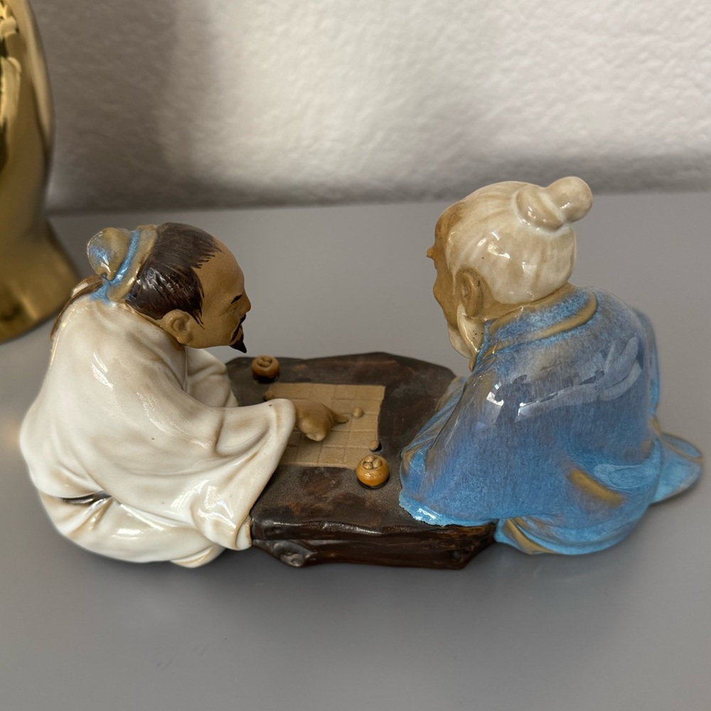 Chess Players Chinese Mudmen. From 1965-85 approximate. have owned since 1997.